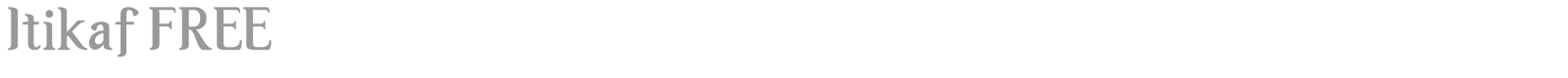 Itikaf font preview